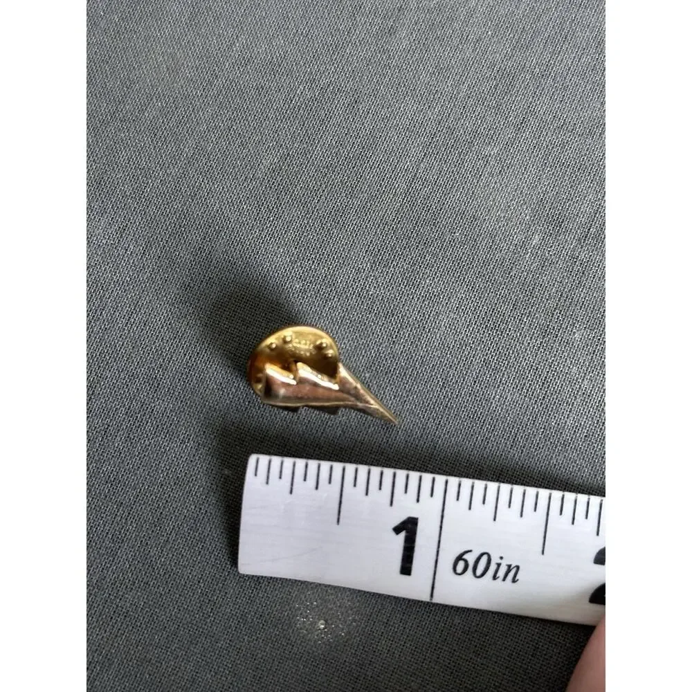 Vintage Gold Tone Pin Lightening Bolt Shape Small
